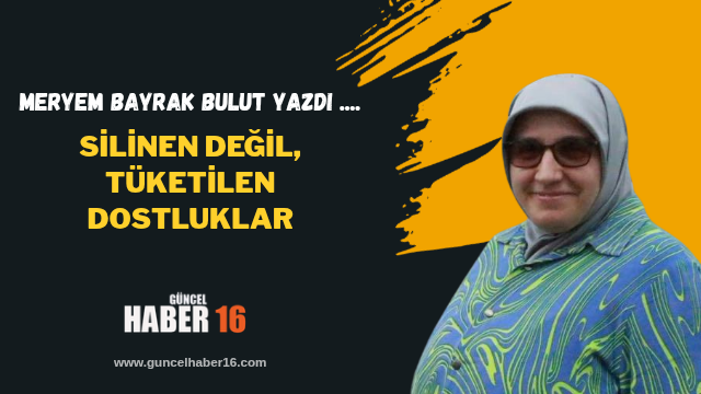 Silinen Değil, Tüketilen Dostluklar