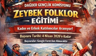 DAĞDER 40. Yılında Zeybek Folklor Eğitimini Başlatıyor