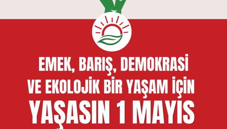 “Emek, Barış ve Demokrasi Mücadelesi Ortaklaştırılmalı”