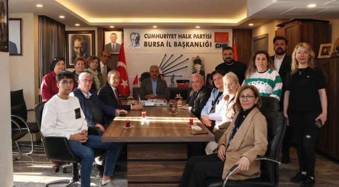Zeydan Karalar’dan CHP Bursa İl Başkanlığı’na Ziyaret