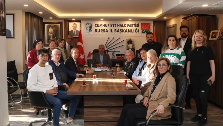 Zeydan Karalar’dan CHP Bursa İl Başkanlığı’na Ziyaret