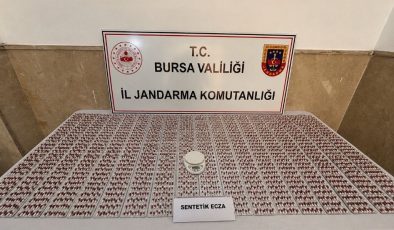 Bursa’da Uyuşturucu Operasyonu: 5 Bin 871 Sentetik Hap Ele Geçirildi