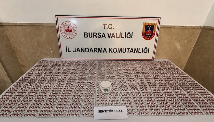 Bursa’da Uyuşturucu Operasyonu: 5 Bin 871 Sentetik Hap Ele Geçirildi