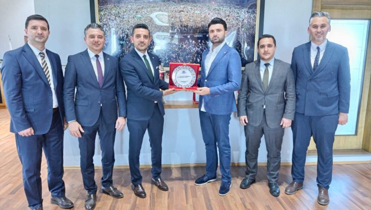 Vergi Müfettişleri Derneği Bursa Şubesi’nden Şampiyon Bursaspor’a Anlamlı Tebrik Ziyareti