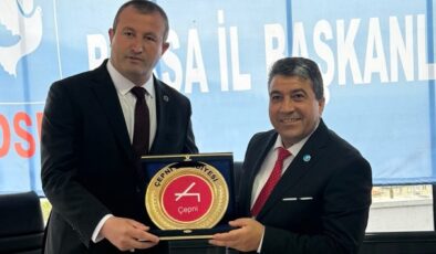 DSP Bursa İl Başkanlığı’nda Anlamlı Ziyaret