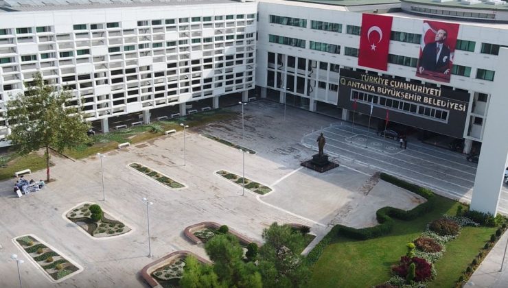 Antalya’da Büyükşehir Belediyesi operasyonu