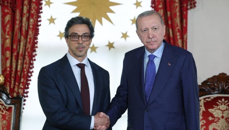 Erdoğan ile Al Nahyan Dolmabahçe’de Görüştü