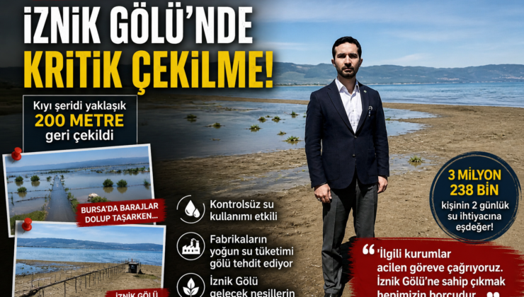 Kuraklık Kapıda mı? İznik Gölü’nde Endişelendiren Düşüş