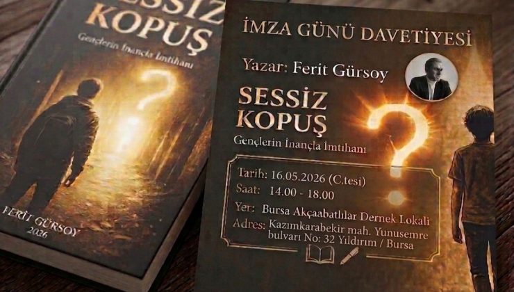 Ferit Gürsoy’un “Sessiz Kopuş” Kitabı İmza Gününde Büyük İlgi Gördü