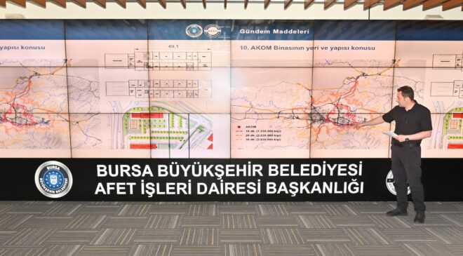 Bursa’nın afet planı AKOM’da masaya yatırıldı