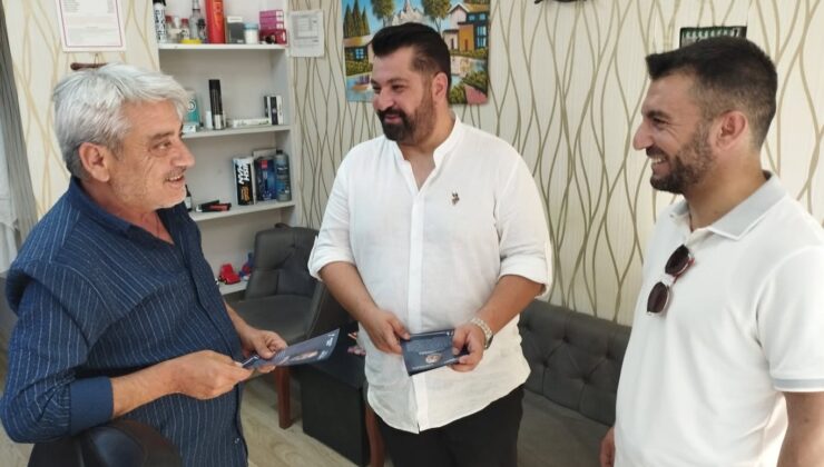 Anahtar Parti Osmangazi Teşkilatından Celal Bayar Caddesi’nde Esnaf Ziyareti