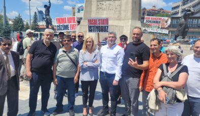 Ankara’da Yapı Kayıt ve Hobi Bahçeleri Mağdurlarından Basın Açıklaması: “Yapı Kayıt Meclise”