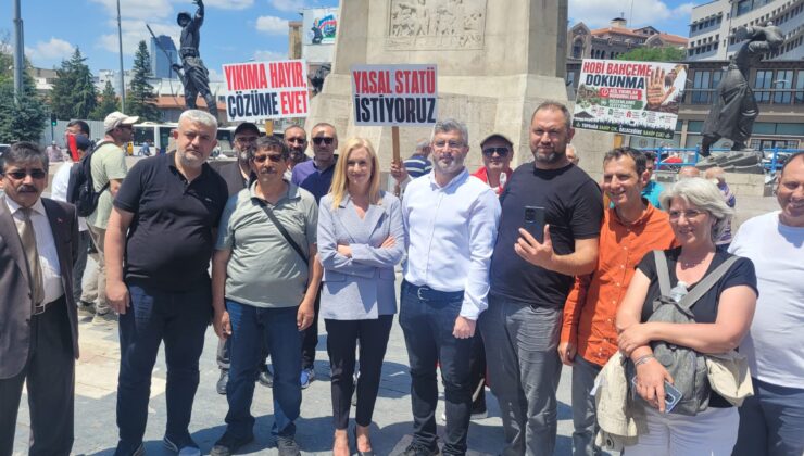 Ankara’da Yapı Kayıt ve Hobi Bahçeleri Mağdurlarından Basın Açıklaması: “Yapı Kayıt Meclise”