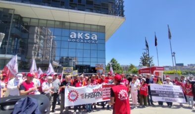 “İşten atılan işçiler geri alınsın, yetki itirazı geri çekilsin!”