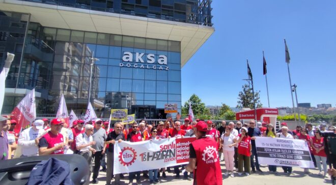 “İşten atılan işçiler geri alınsın, yetki itirazı geri çekilsin!”
