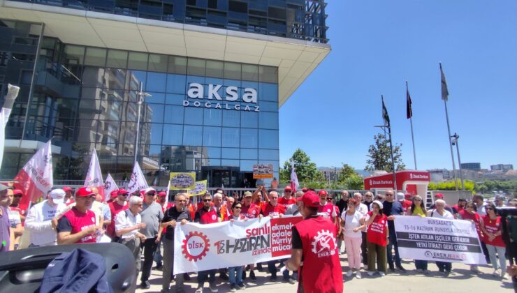 “İşten atılan işçiler geri alınsın, yetki itirazı geri çekilsin!”