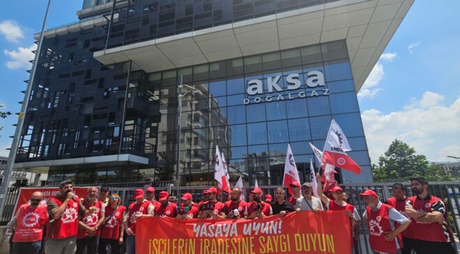 Bursagaz Önünde Sert Tepki