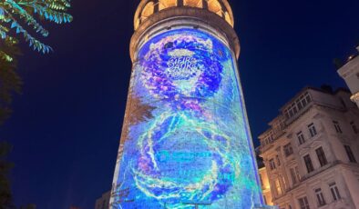 Galata Kulesi’nde Sıfır Atık Mapping Gösterisi
