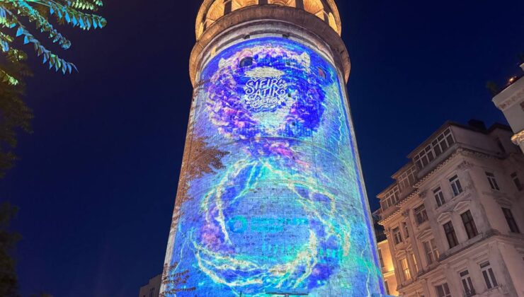 Galata Kulesi’nde Sıfır Atık Mapping Gösterisi