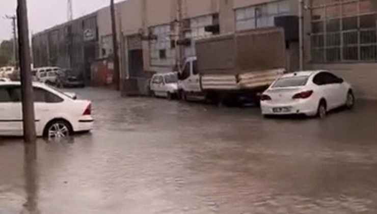 İnegöl’de Sağanak ve Dolu Etkisi