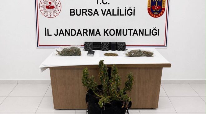 Bursa’da Uyuşturucu Operasyonu: Kenevir ve Esrar Ele Geçirildi