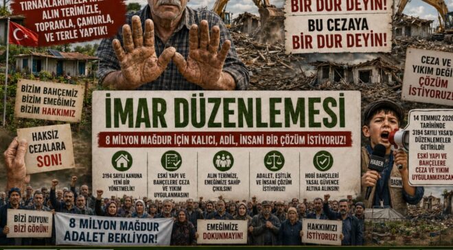 Biz intikam değil, adalet ve çözüm istiyoruz