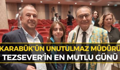 Eski Karabük İl Emniyet Müdürü Serhat Tezsever’in Gurur Günü