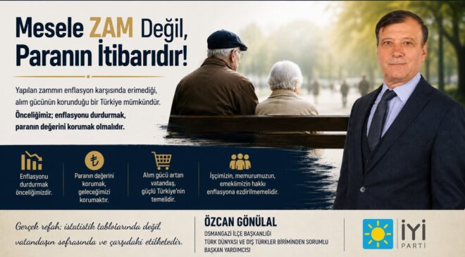 Ekonomi sadece grafiklerden ve tablolar üzerinden yönetilemez