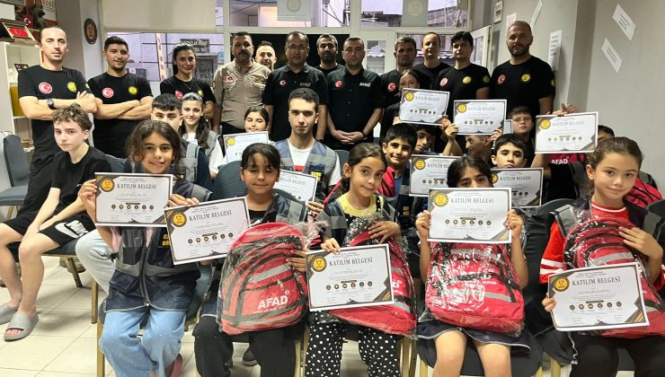 Genç Börüler eğitimlerini başarıyla tamamladı: Geleceğin gönüllüleri afetlere hazırlanıyor