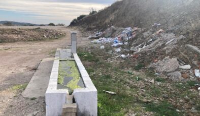 Karacabey-Yeniköy yolunda moloz tepkisi