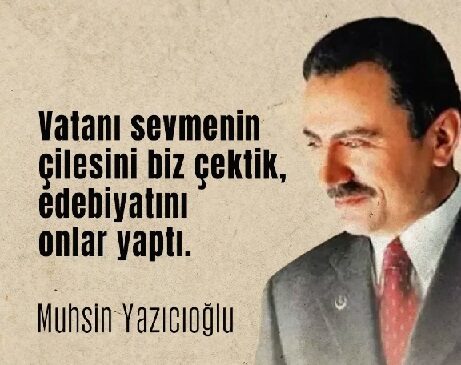 Alfatlı: “Muhsin Yazıcıoğlu’nu sevmek, makam ve çıkar gözetmeyen bir duruşu benimsemektir”