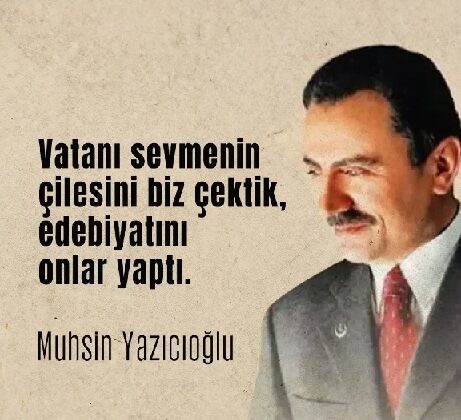 Alfatlı: “Muhsin Yazıcıoğlu’nu sevmek, makam ve çıkar gözetmeyen bir duruşu benimsemektir”