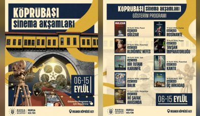 Irgandı Köprüsü’nde sinema keyfi başlıyor