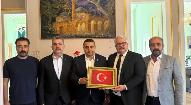 TÜRKAV Bursa Şubesi’nden Başkan Vekili İsmail Şenol’a Hayırlı Olsun Ziyareti
