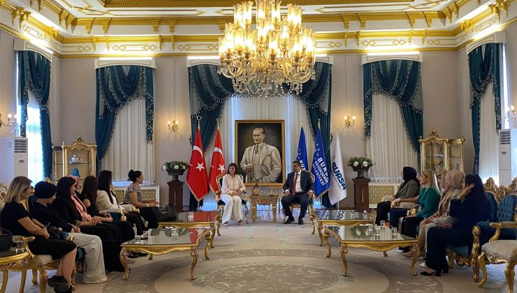 MHP Bursa KAÇEP’ten Büyükşehir Belediyesi’ne ziyaret: Kadın ve aile odaklı projeler masada