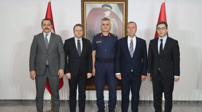 MHP Bursa İl Başkanı Özcanbaz’dan İl Jandarma Komutanı Bakçepınar’a Ziyaret