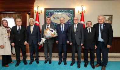 Türkiye Emekliler Derneği Bursa Şubesi’nden Vali Ayyıldız’a ziyaret