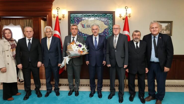 Türkiye Emekliler Derneği Bursa Şubesi’nden Vali Ayyıldız’a ziyaret
