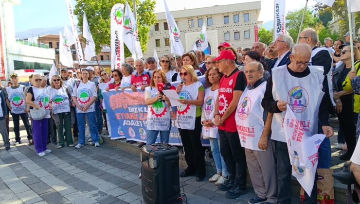 Bursa’da emekliler adına Saimler ve Aşık’tan seyyanen zam çağrısı