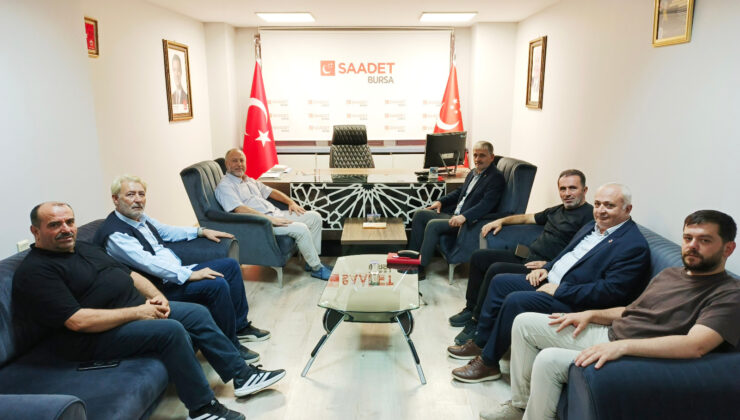 ERDEMLİLER GENÇLİK DERNEĞİ’NDEN İL BAŞKANI HAMZA GÜRSEL’E ZİYARET