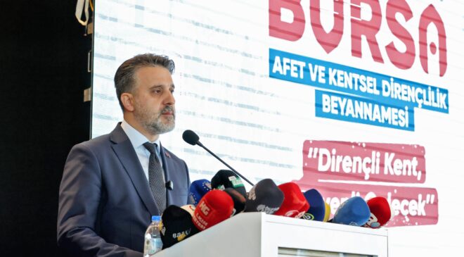 Büyükşehir’den Türkiye’de bir ilk: Bursa Afet Anayasası
