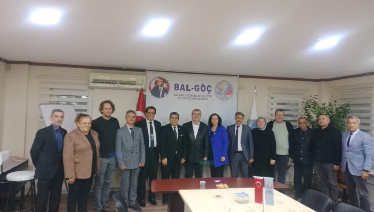 BAL-GÖÇ’TEN DSP BURSA TEŞKİLATINA BALKANLAR VE TÜRKLERİN YAŞAM MÜCADELESİ BULUŞMASI