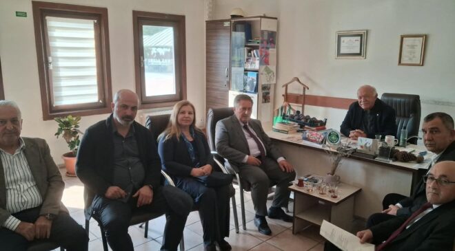 Demokrat Parti heyetinden Erdem Saker’e ziyaret: Bursa’nın su geleceği ve susuzluk gündemde