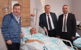 Hasan Toktaş’tan Mısırlıoğlu’na hastanede ziyaret