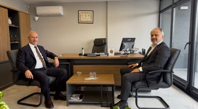 AK Parti Bursa İl Başkan Yardımcısı Kamil Bayramiç, Alinur Aktaş’ı Ağırladı