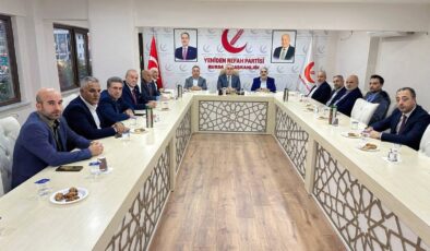 ESDER Bursa Şubesi’nden Yeniden Refah Partisi Bursa İl Başkanlığı’na ziyaret