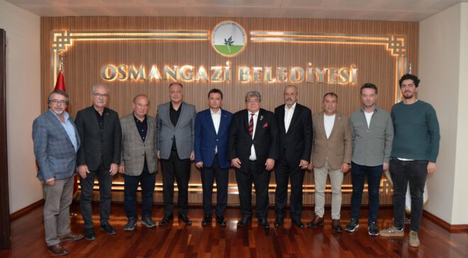 Bursaspor Taraftarlar Derneği’nden Başkan Erkan Aydın’a ziyaret