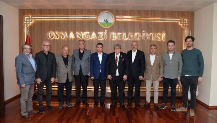 Bursaspor Taraftarlar Derneği’nden Başkan Erkan Aydın’a ziyaret