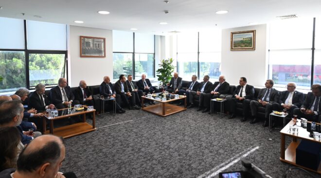 BESOB’dan BTSO Başkanı Özer Matlı ve Meclis Başkanı Erol Dağlıoğlu’na hayırlı olsun ziyareti