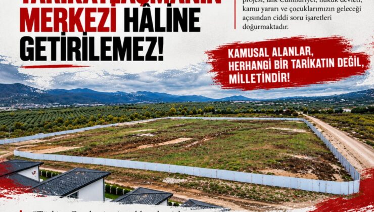 Bursa’da Yeniköy’deki Menzil Külliyesi’ne ortak tepki: “Laik Cumhuriyet ve hukuk devleti sahipsiz değildir!”